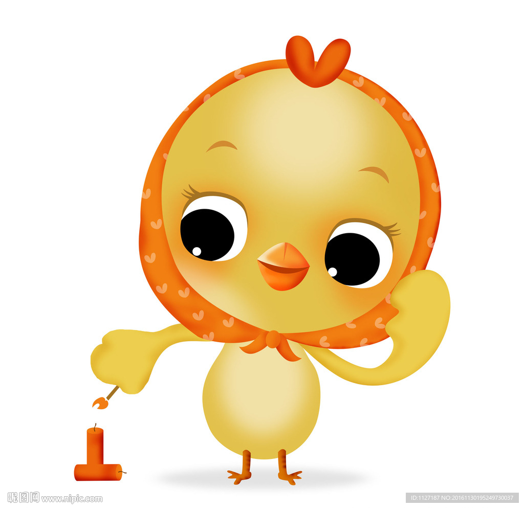 2017年鸡年卡通小鸡PSD