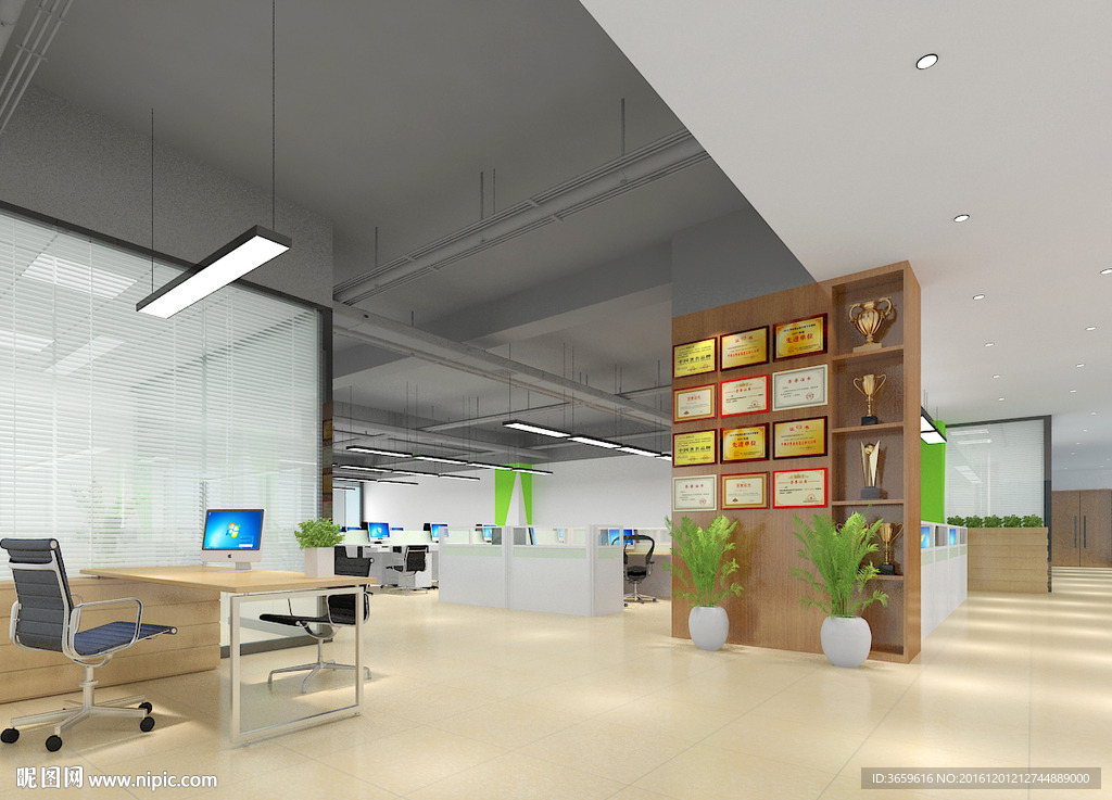 办公室效果图