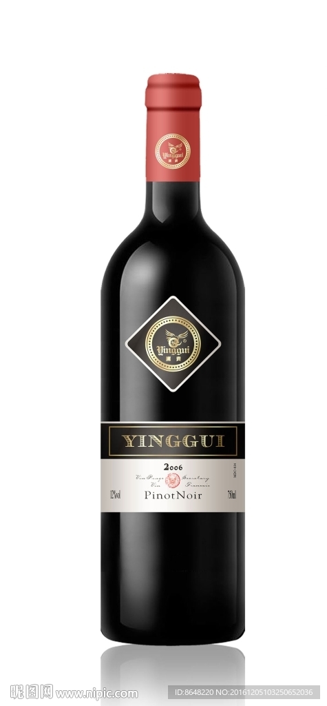 梅多克瓶标（平面图）