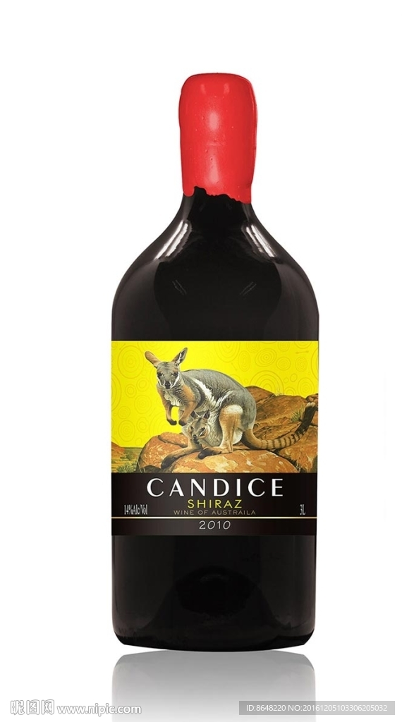 梅多克瓶标（平面图）