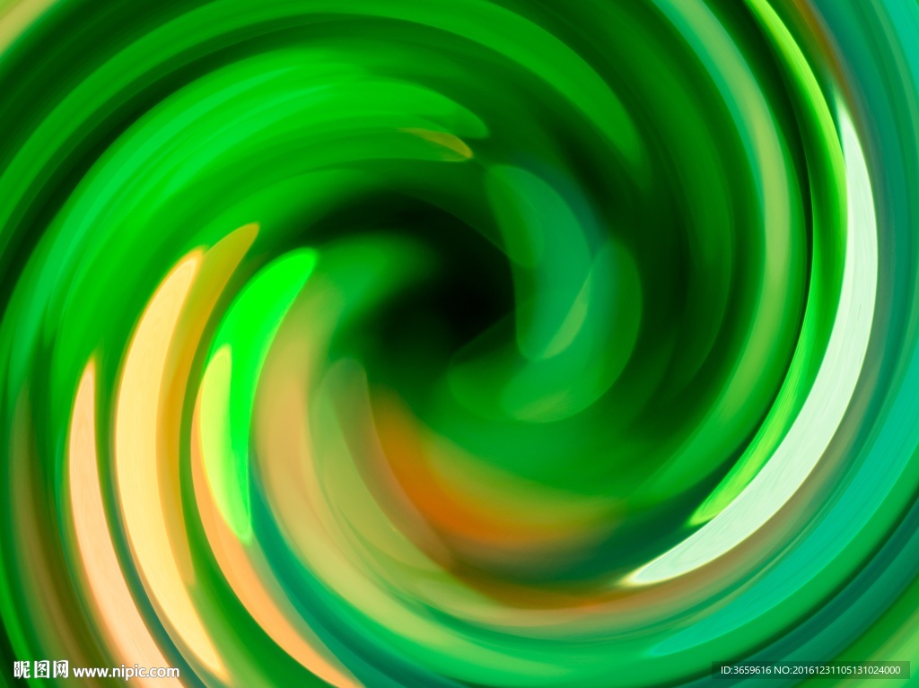 绿色旋涡