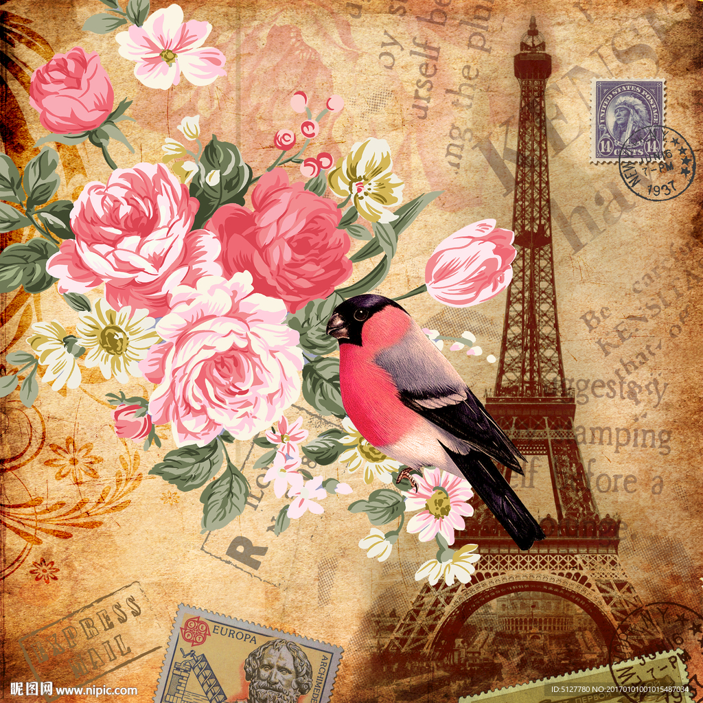 花卉 油画 装饰画 静物 欧美