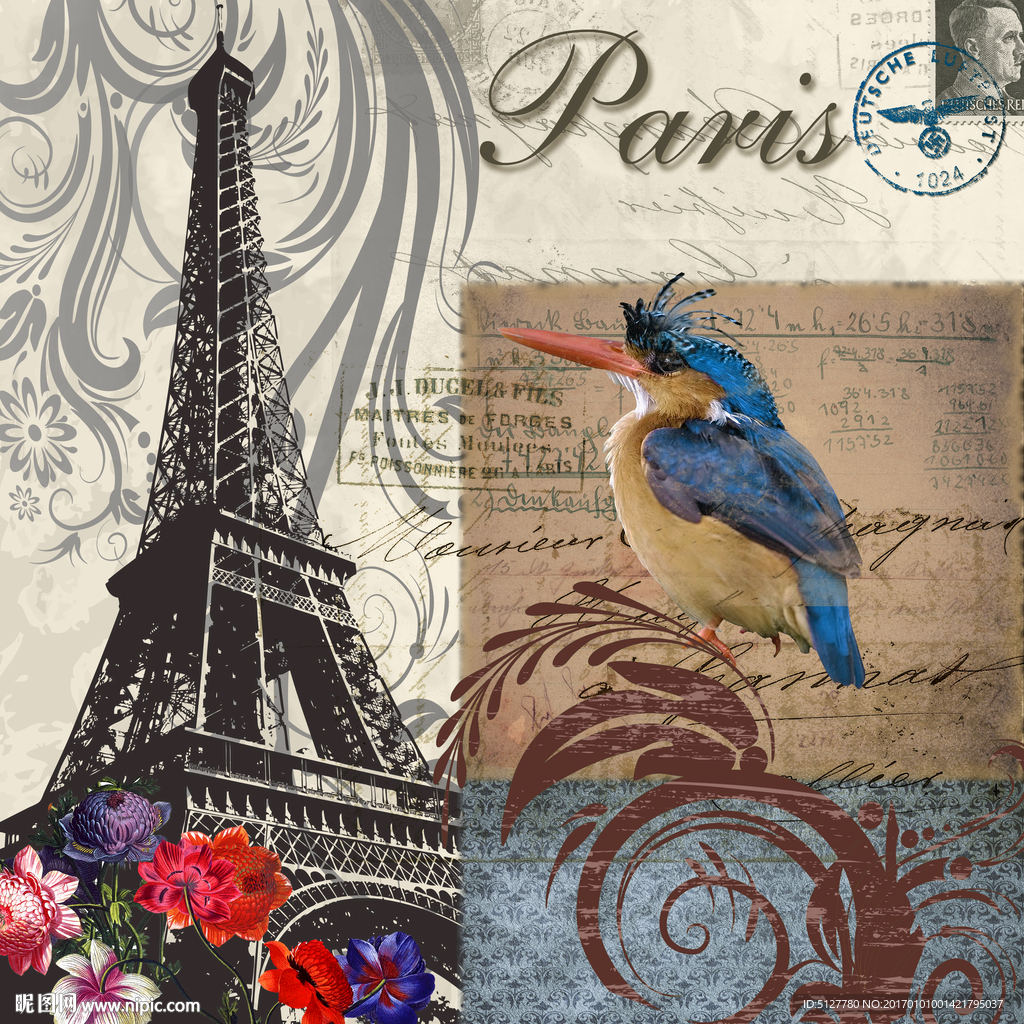 花卉 油画 装饰画 静物 欧美