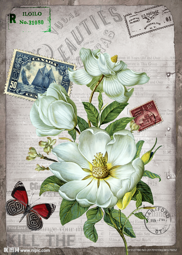 花卉 油画 装饰画 静物 欧美