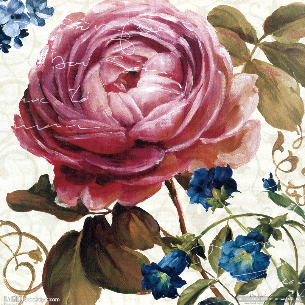 花卉 油画 装饰画 静物 欧美