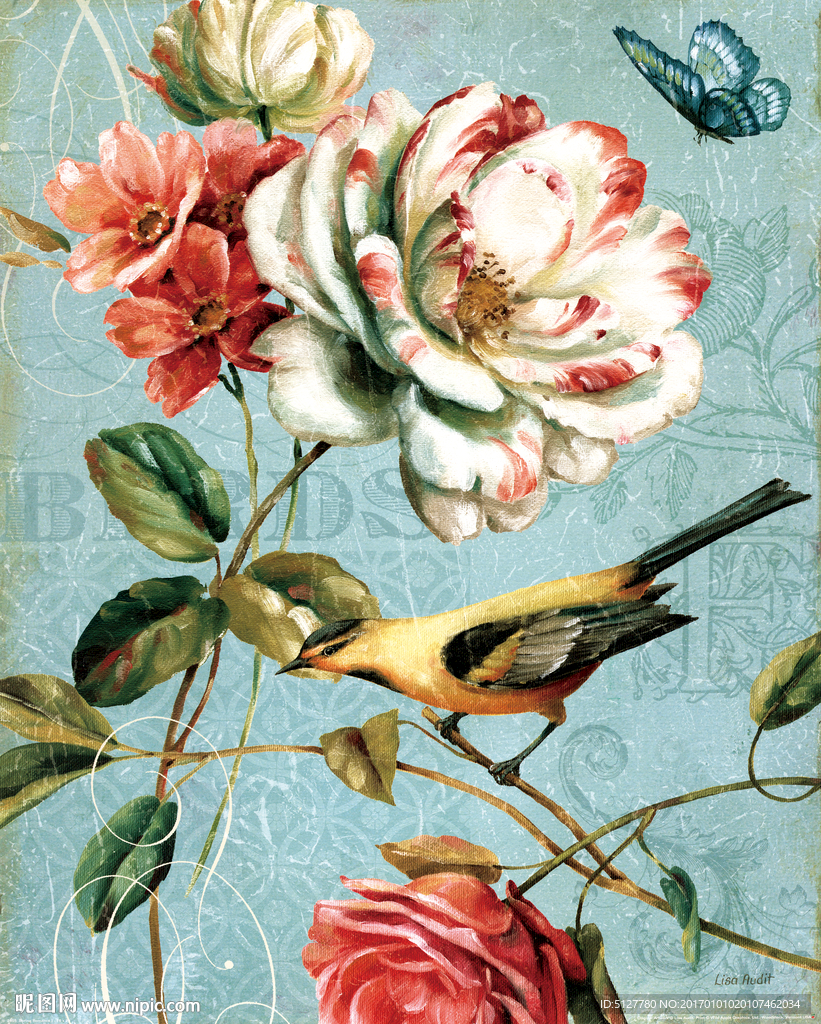 花卉 油画 装饰画 静物 欧美