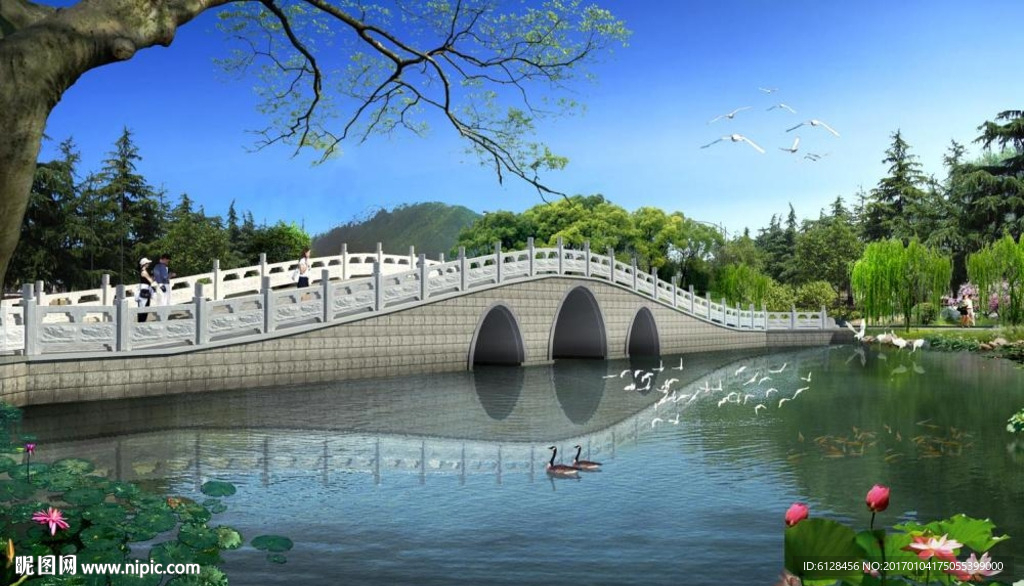 多空桥三维模型设计