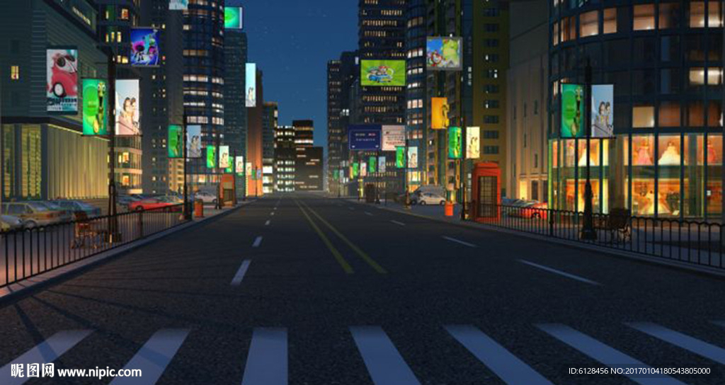 夜景效果图源文件