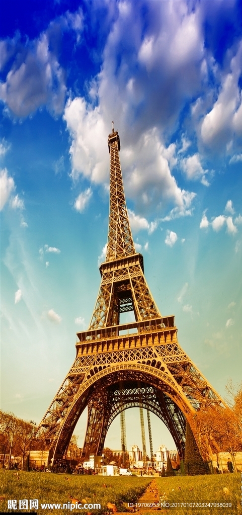 埃菲尔铁塔玄关背景