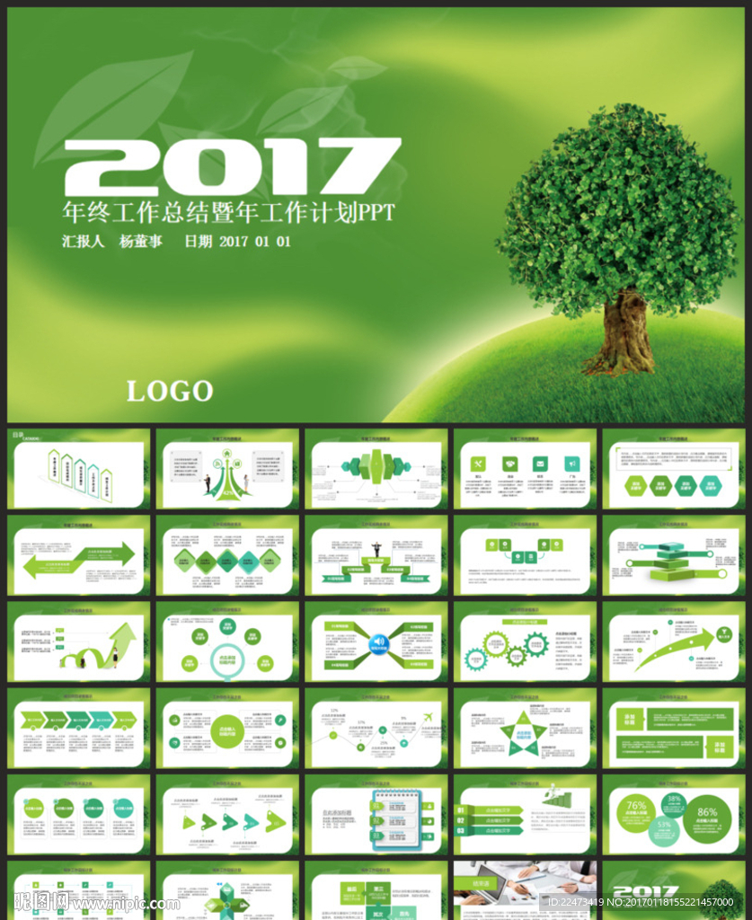 2017鸡年工作总结PPT