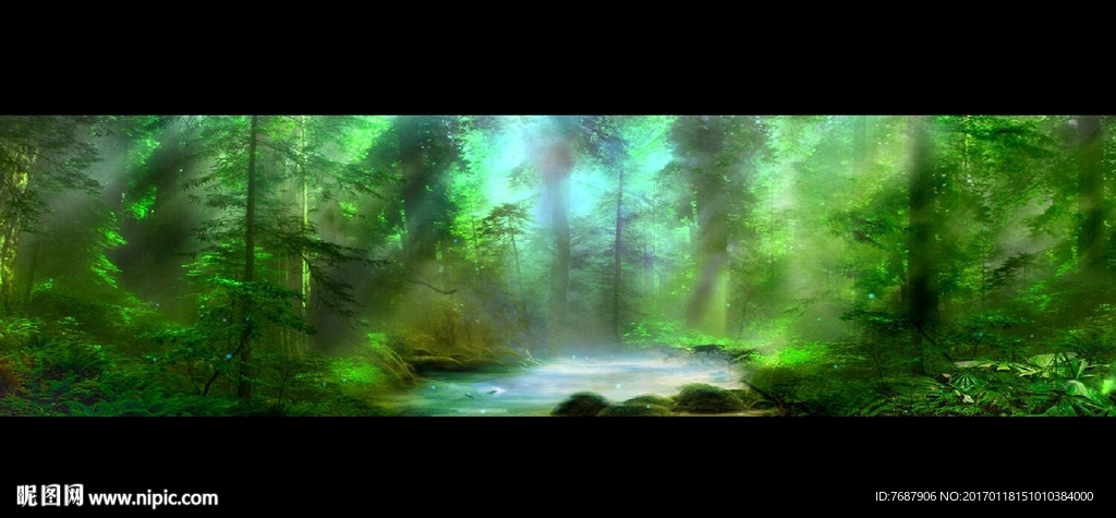 原始森林 荧光梦幻森林