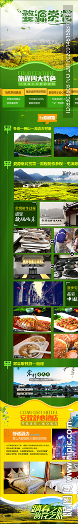 春季赏花专题页面设计