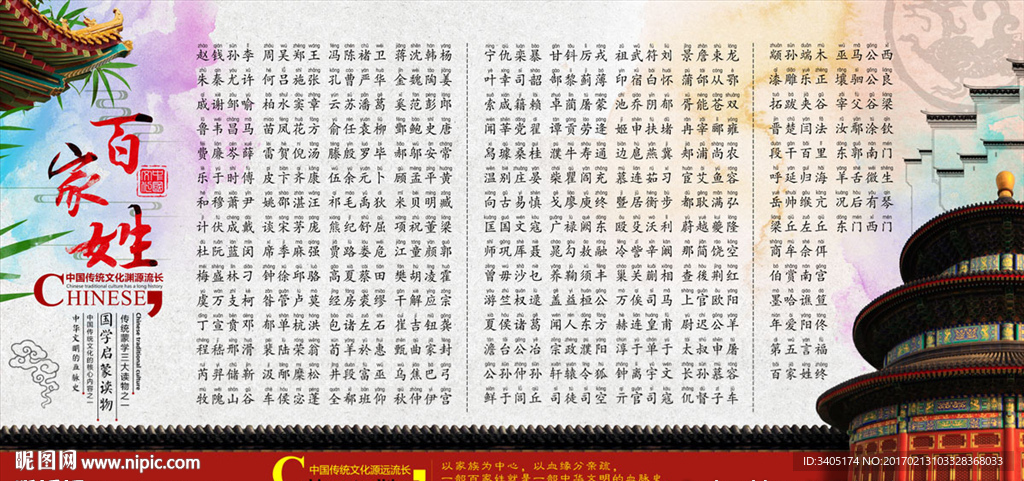 百家姓注音版拼音版