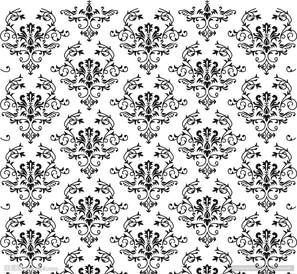 壁纸花 欧式花 欧花矢量图