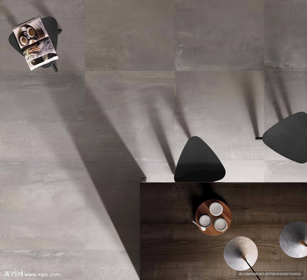 瓷砖效果图  仿古砖 餐厅