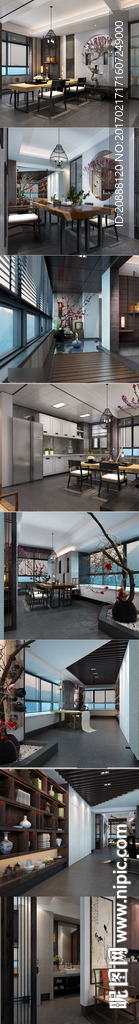 新中式餐厅 徽式风格