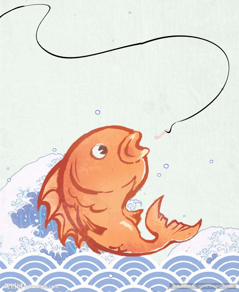 鱼插画