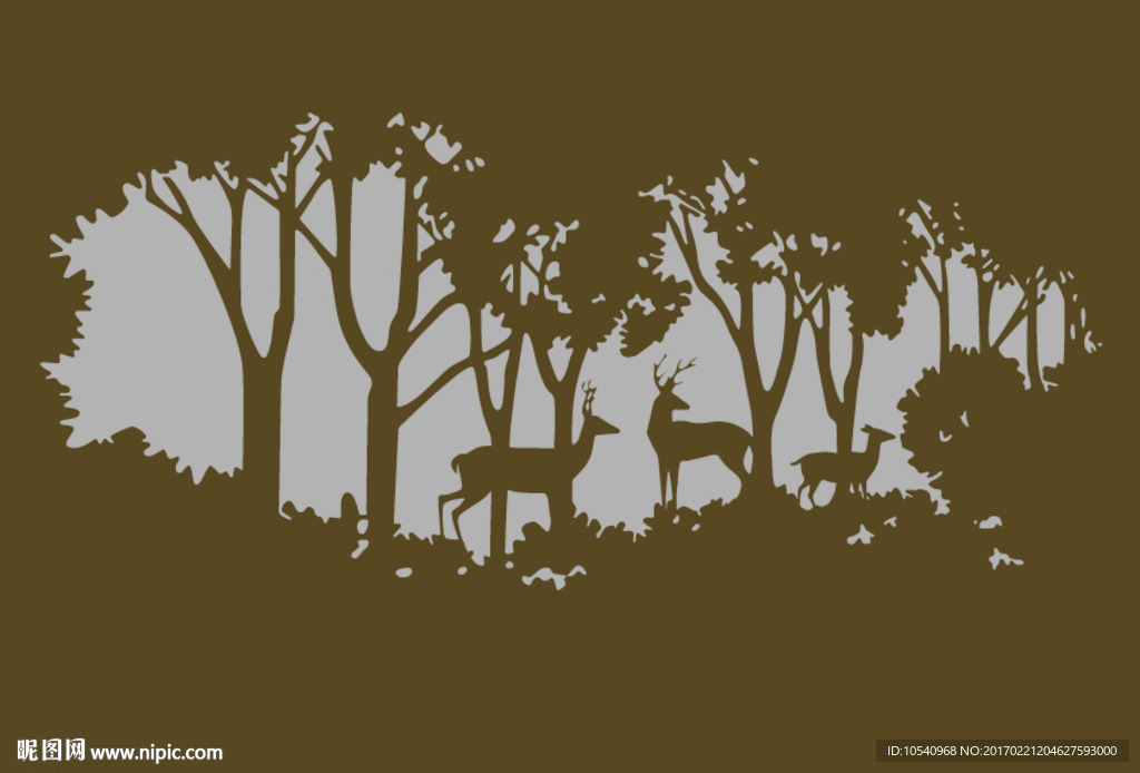 森林与鹿