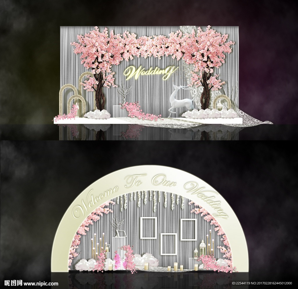 主题婚礼设计效果图