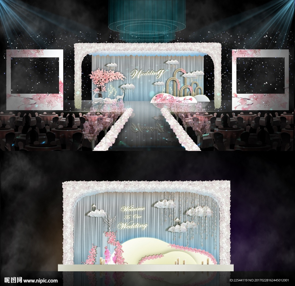主题婚礼设计效果图