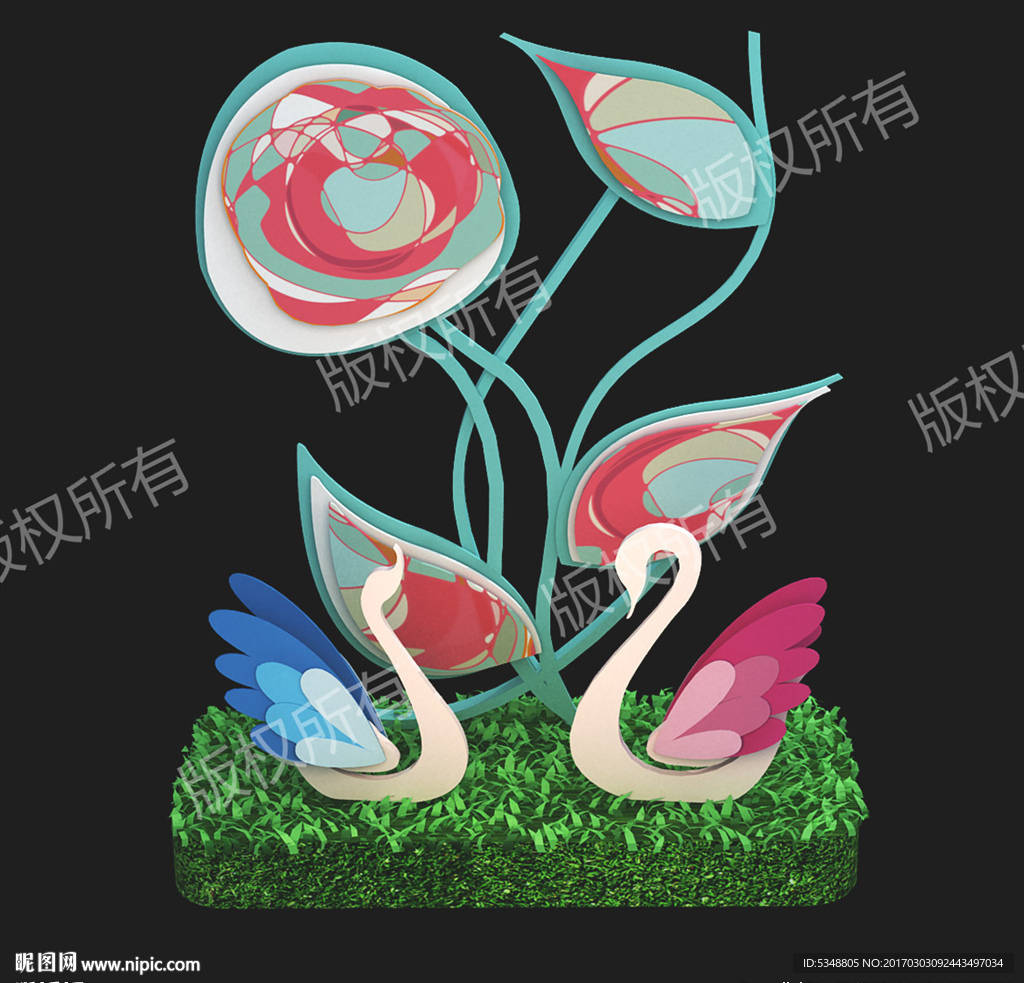 梦幻花美陈点位