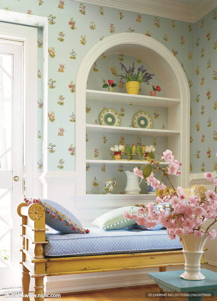 墙纸效果图psd分层