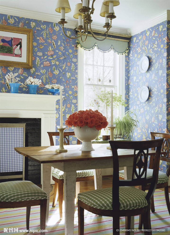 墙纸效果图psd分层