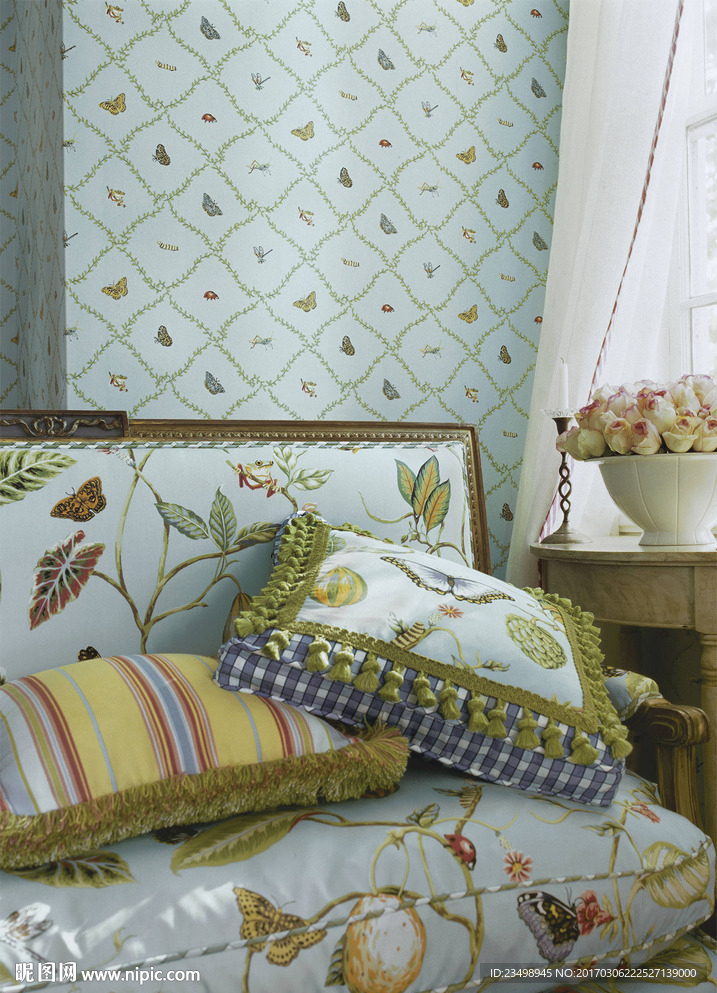 墙纸效果图psd分层