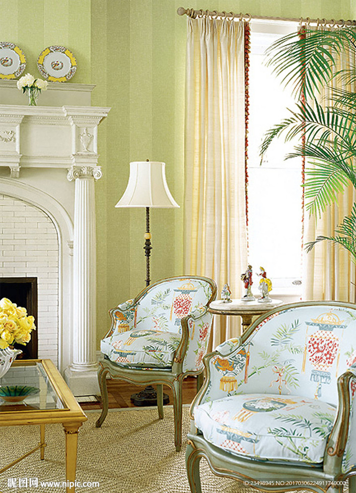 墙纸效果图psd分层