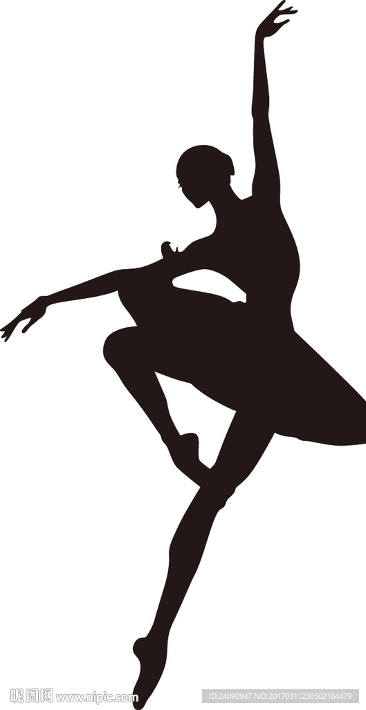 剪影舞蹈