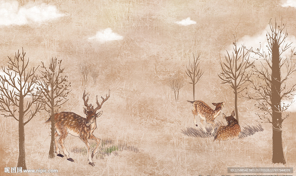 个性壁画背景墙