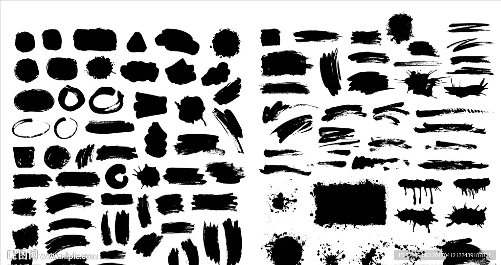 笔刷 底纹 素材 浪漫