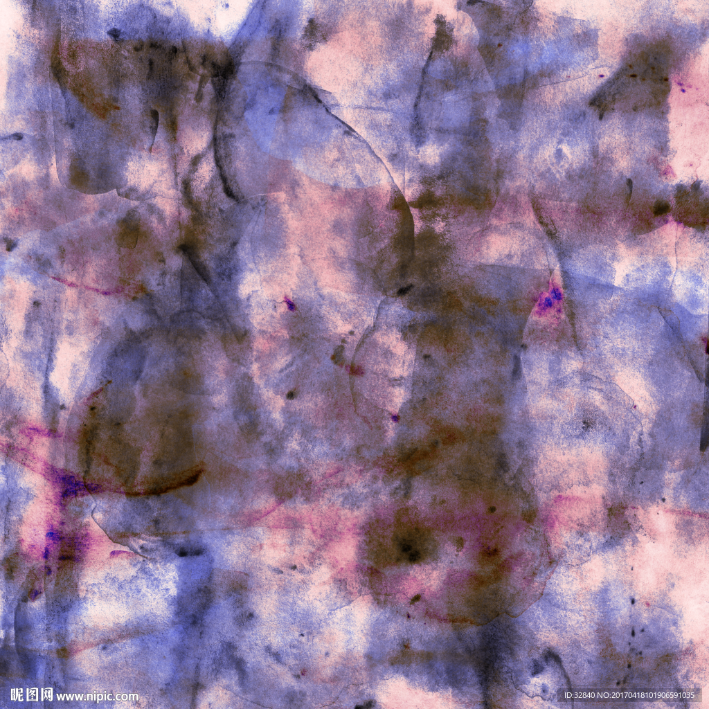 水彩 手绘 小清新 笔刷 底纹