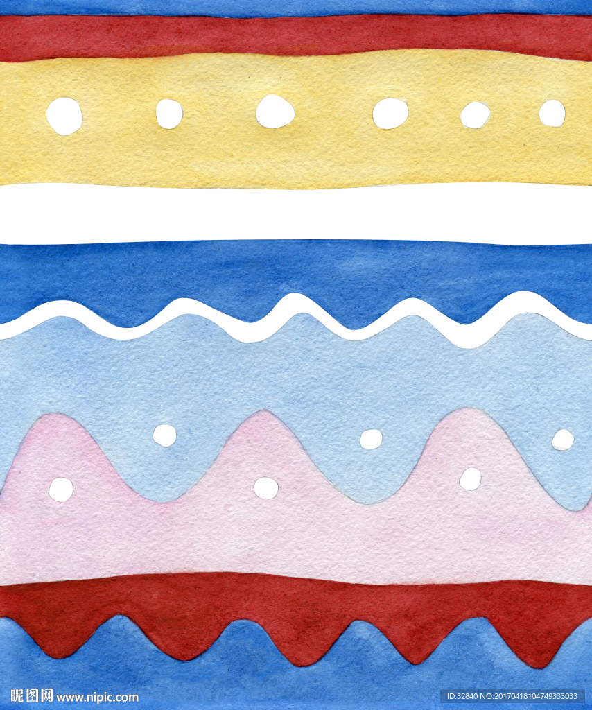 水彩 手绘 小清新 笔刷 底纹