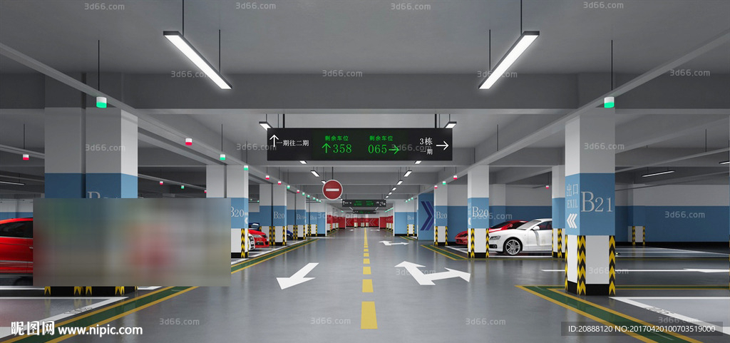 地下停车场 车库