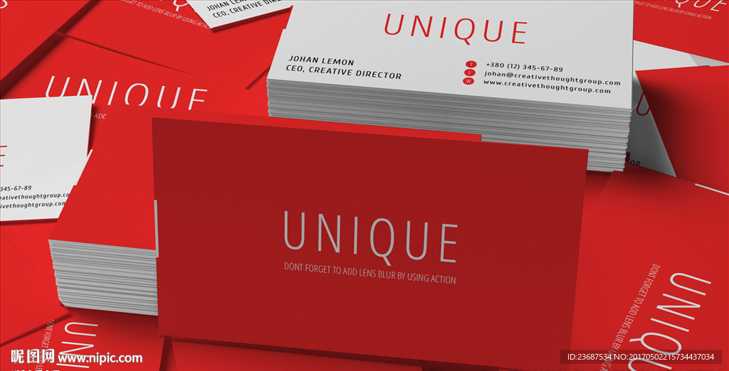 VI样机名片贴图