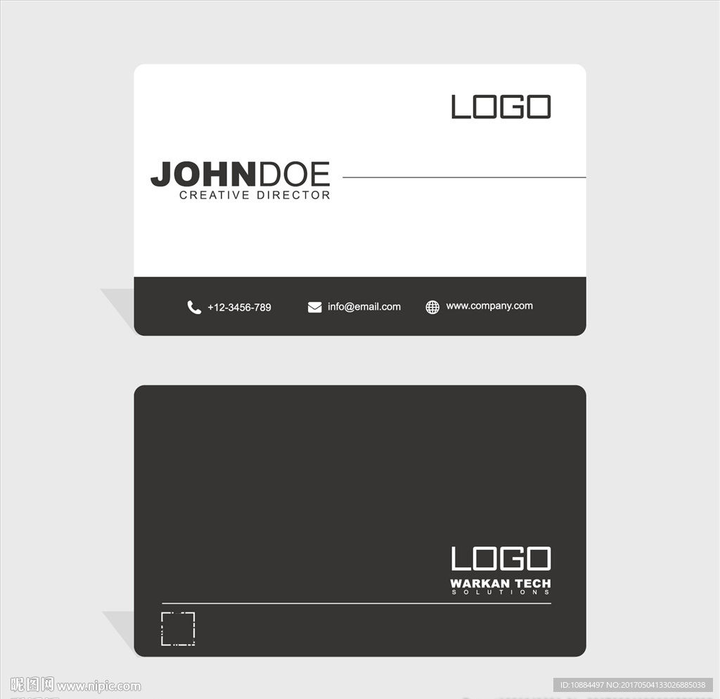 创意时尚卡片名片