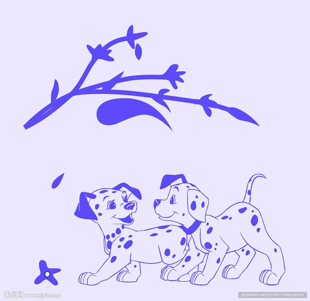 立洲硅藻泥 卡通斑点狗