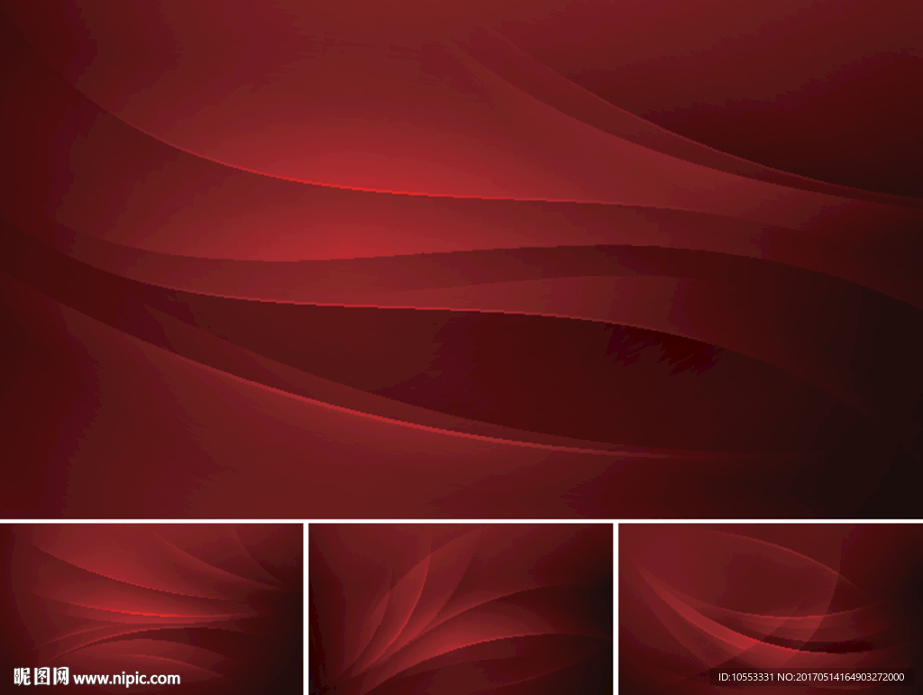 彩色曲面渐变抽象矢量背景