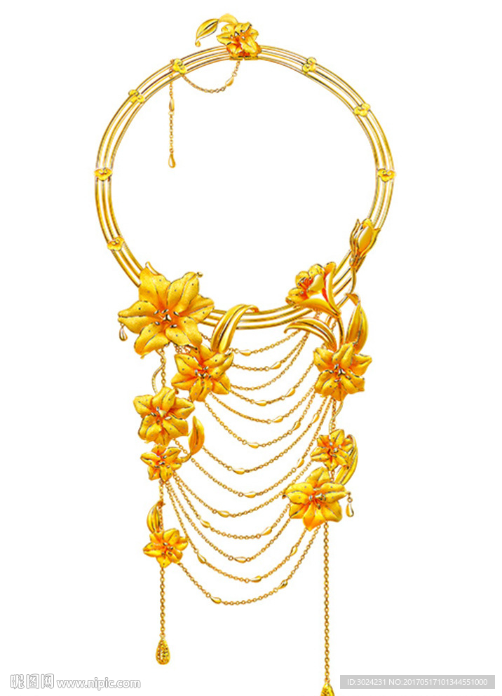 精美珠宝 黄金项链