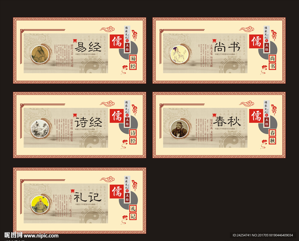 儒家五经设计