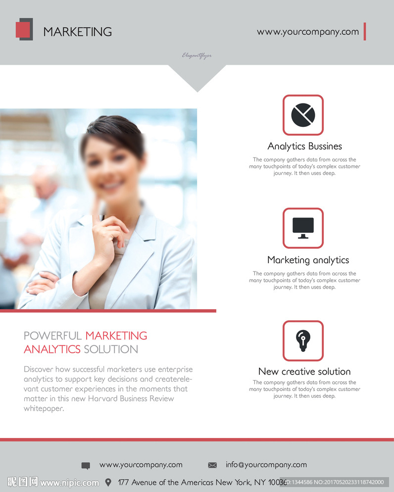 欧美医疗宣传单