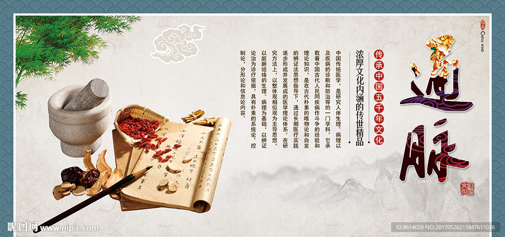 中医文化展板