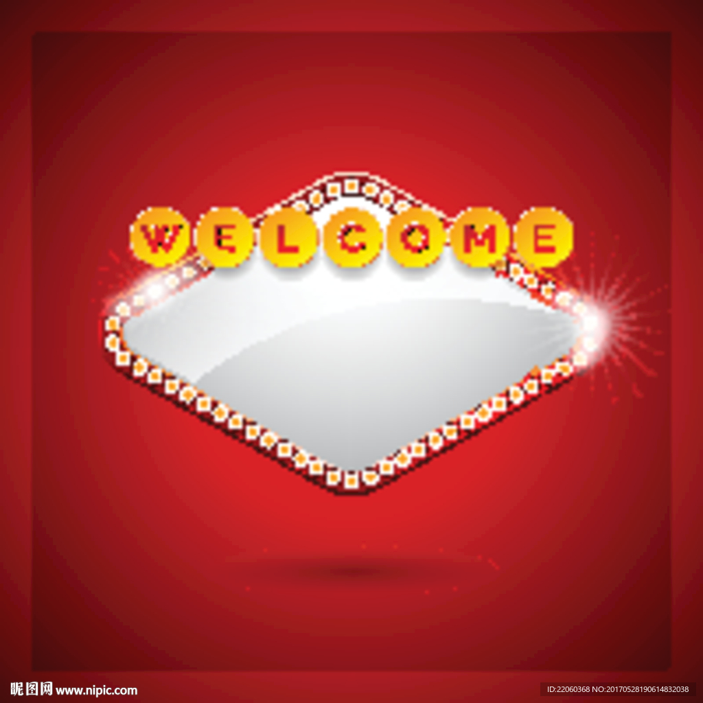 红色百老汇背景