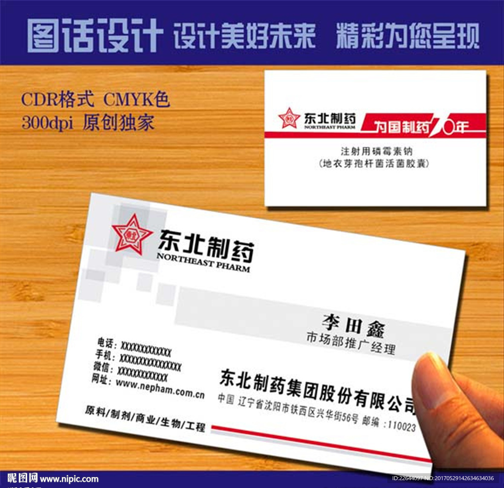 东北制药名片