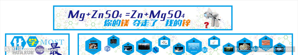 化学实验室文化墙