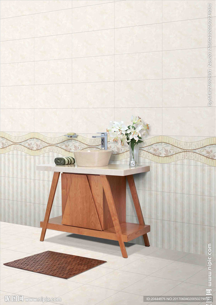 洗手间瓷砖效果图