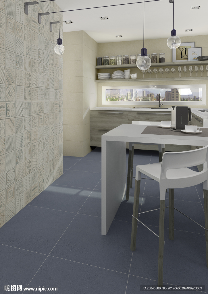 瓷砖效果图  室内  厨房