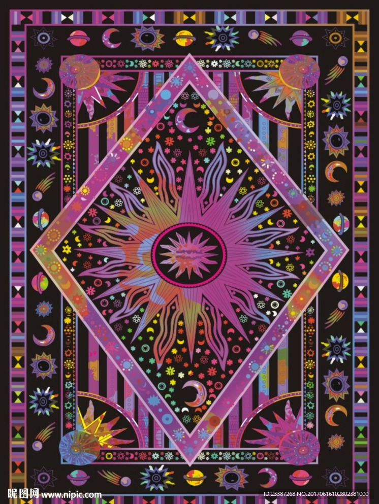 花纹挂毯图案花纹地毯图案图片