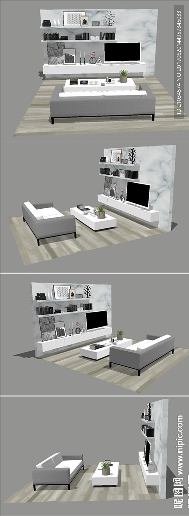 欧式简约沙发茶几电视柜